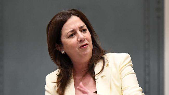 Queensland Premier Annastacia Palaszczuk brushed off suggestion the exemptions unit was softer on celebrities than those with a lower profile. Picture: NCA NewsWire / Dan Peled