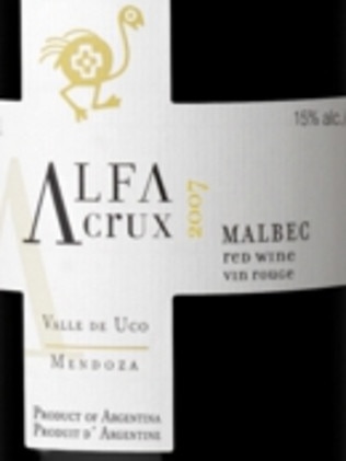 O. Fournier Alfa Crux Malbec 2007.