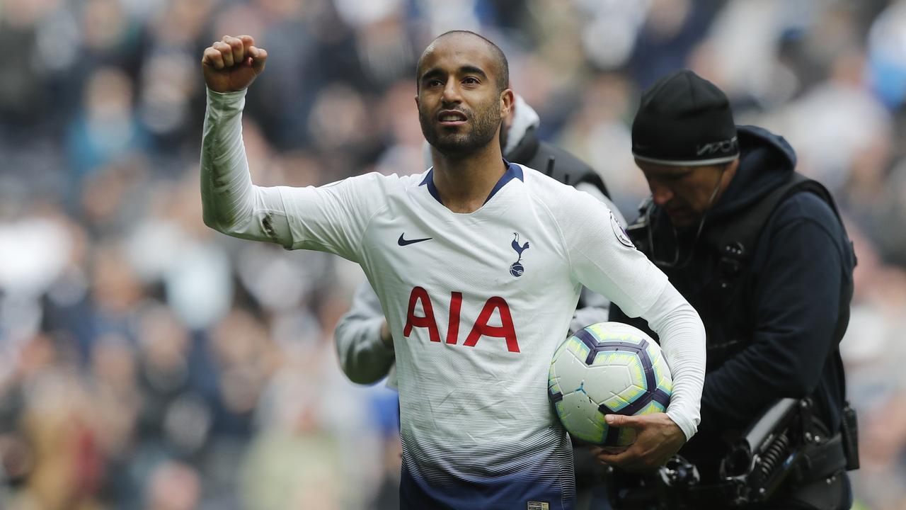 Lucas Moura bagged the first hat-trick in Tottenham's new $1.8 billion stadium.