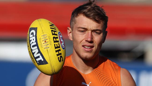 Carlton training at Princes Park. . 26/06/2020. Patrick Cripps of the Blues at training today. Pic: Michael Klein