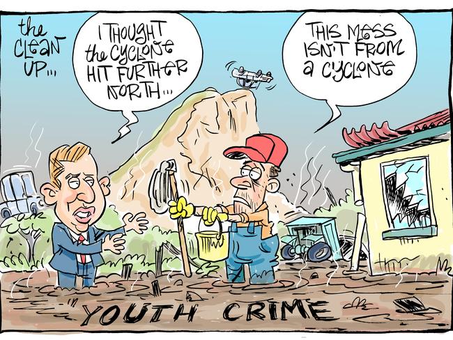 Harry Bruce's take on the youth crime storm swirling around Townsville.