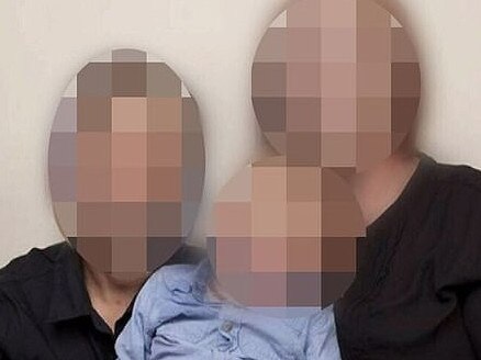 The women have not seen the little boy since the day they were arrested. Picture: 9 News.