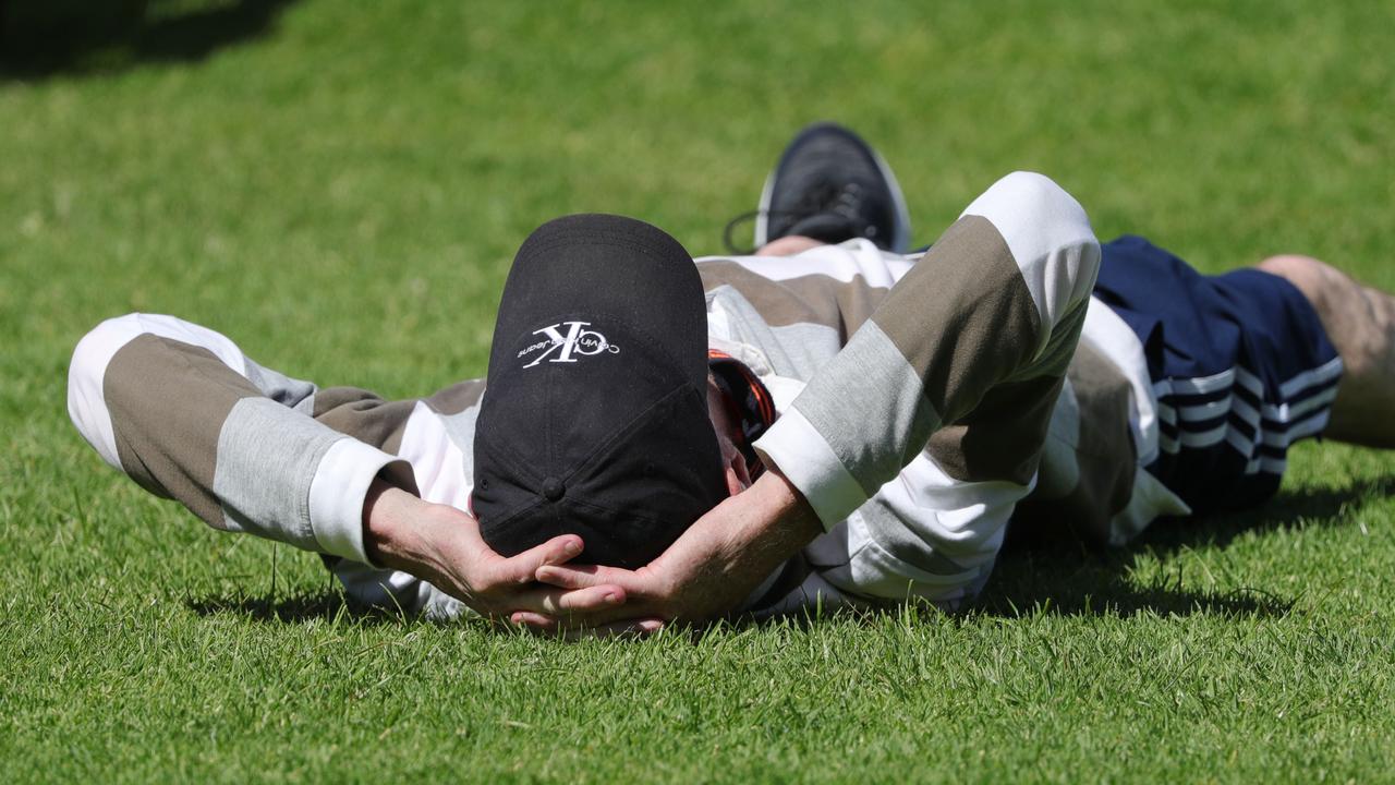 Geelong Cup - socials/colour. having a rest Picture: Mark Wilson