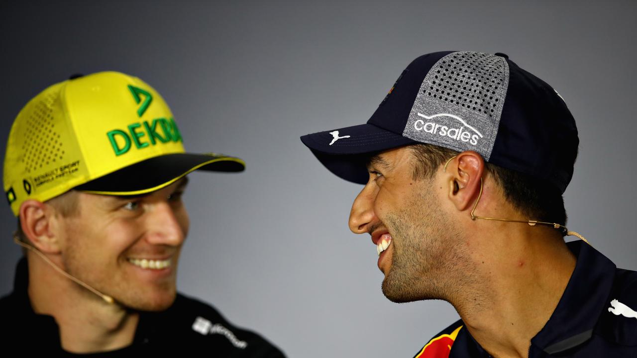 Nico Hulkenberg will be joined by Daniel Ricciardo at Renault in 2019.