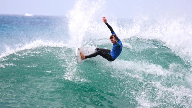 Burleigh Boardrider Liam O'Brien has had a huge year on the World Qualifying series winning 3 events to crack the top 100. Picture: WSL