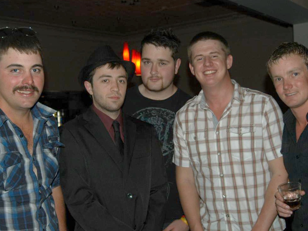 Pat Storey, Cam Nichols, Doug Brennan, Ryan Smith, Mark Ashley at Tatts.