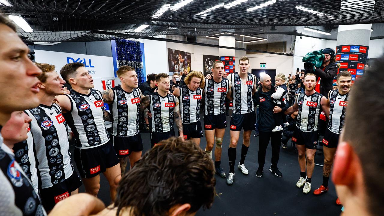 The Magpies are sitting pretty heading into the byes. Picture: Dylan Burns/AFL Photos via Getty Images