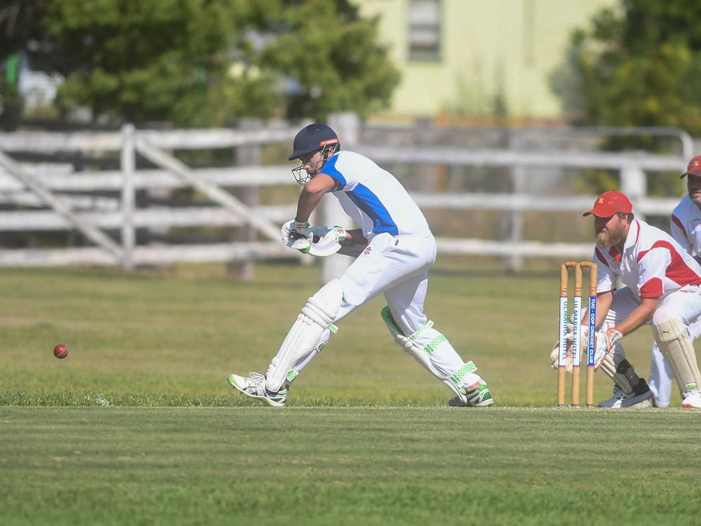 Travis Anderson bats for Tucabia against Souths in CRCA competition at Ulmarra.