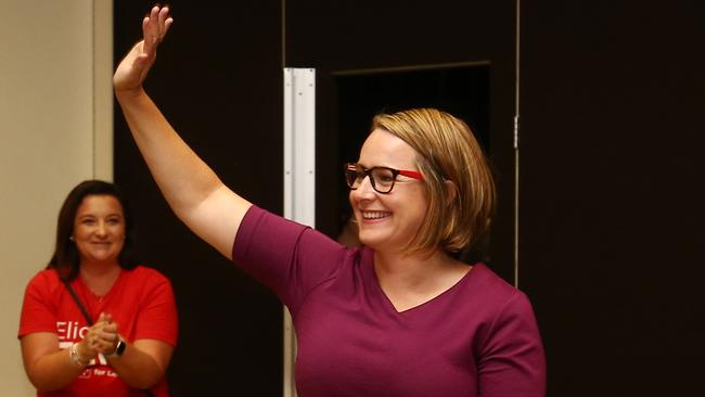 New North Queensland senator Nita Green is given a hero's welcome at the Labor Party's post election party at the Reef Hotel Casino, Cairns. PICTURE: BRENDAN RADKE