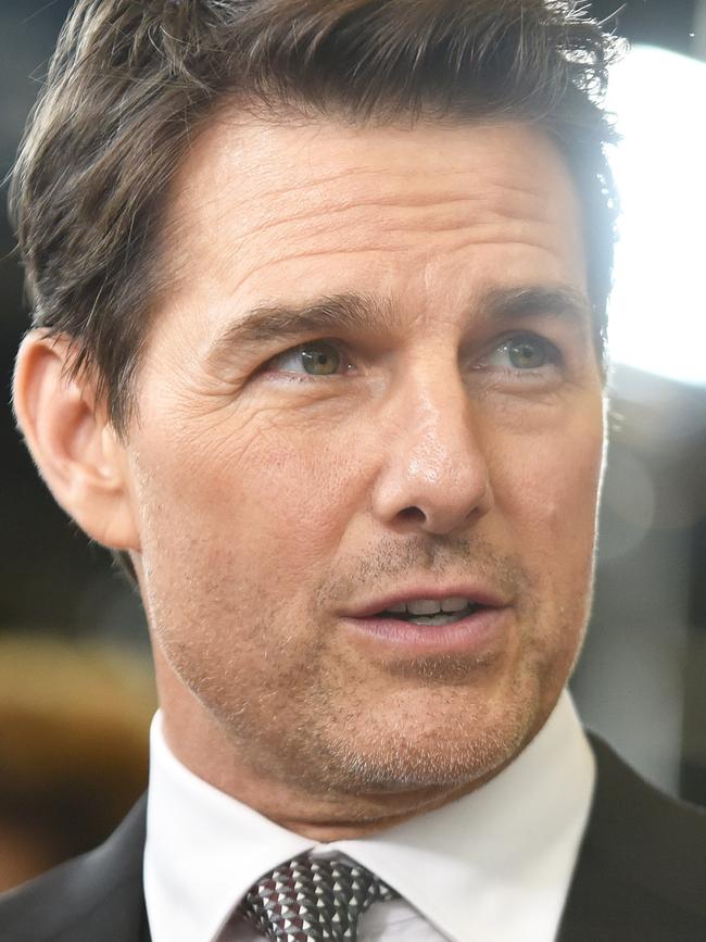 Tom Cruise loves his chopper... Picture: Shannon Finney/Getty