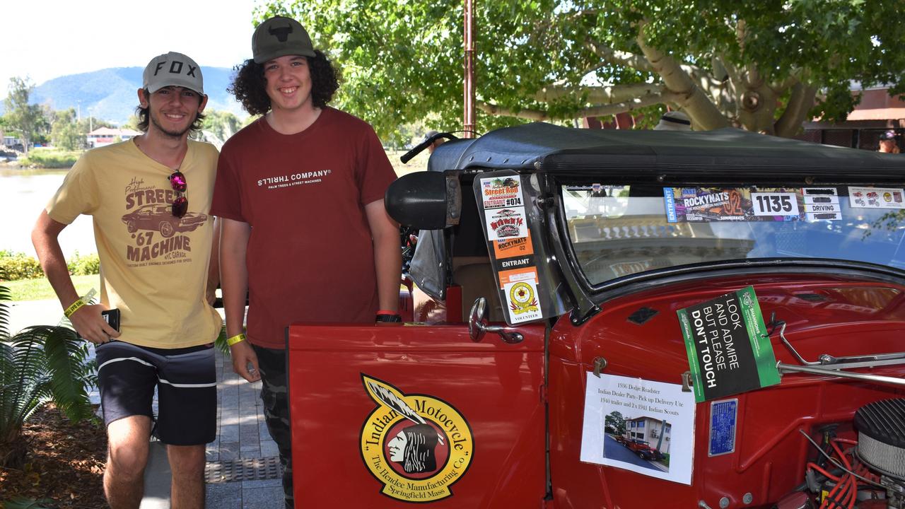 Connor McCabe and Emre Anderson at the Quay Street Show ‘n’ Shine at Rockynats 2022.