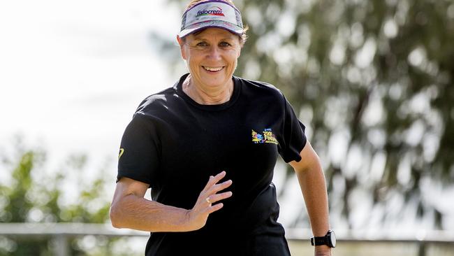 Bridget Croucher will be taking part in the Gold Coast marathon's virtual half marathon and 10k this weekend, after the real event was cancelled due to COVID-19 (coronavirus). Picture: Jerad Williams