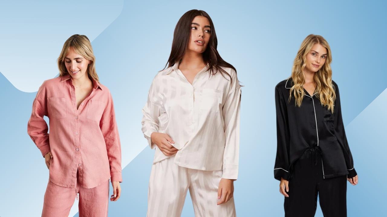 Women's Nightwear  Satin & Cotton Pyjama Sets – Lounge Underwear