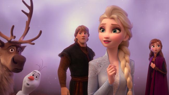 Frozen 2 doubles down on the goofy antics and catchy songs. Picture: Disney