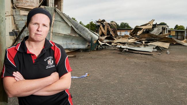 Nangwarry Saints Football Club secretary Tamara Ploenges. Picture: Frank Monger