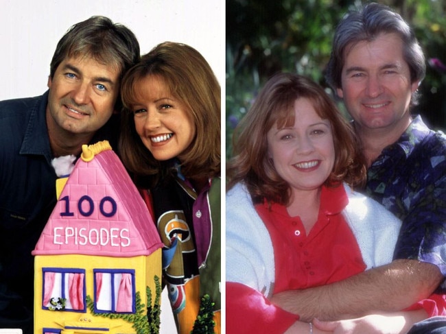 John Jarratt and Noni Hazlehurst.