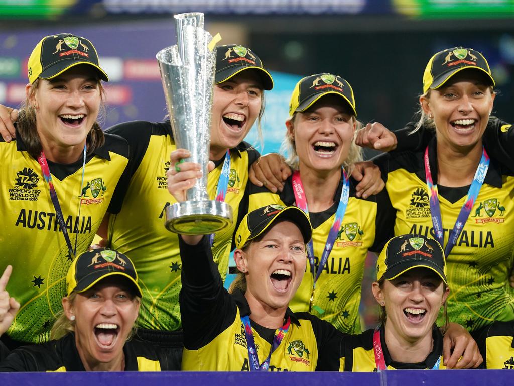 Lanning was also at the helm for Australia’s World Cup triumph on home soil in 2020. Picture: AAP