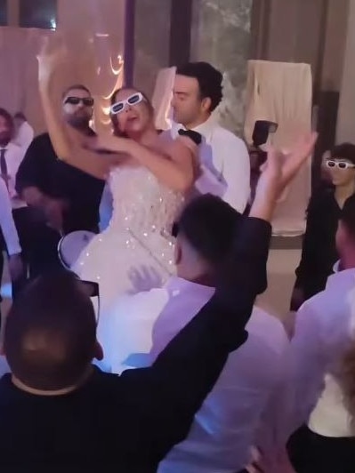 Dancing the night away as husband and wife. Picture: Instagram