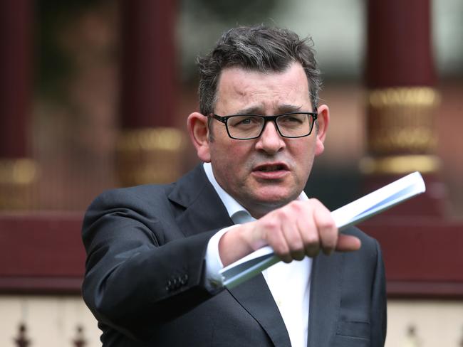 MELBOURNE, AUSTRALIA - NewsWire Photos, SEPTEMBER 7, 2021. The Premier, Daniel Andrews (pictured), and the Chief Health Officer, Brett Sutton hold a press conference on the latest COVID situation in Victoria. Picture: NCA NewsWire / David Crosling