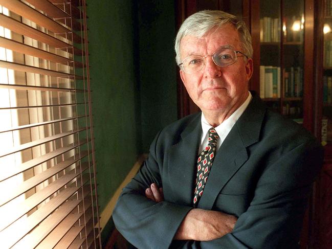 22 mar 2004 James Power (62) at his Spring Hill Home, He created a new Liberal Arts Tertiary University called Campion College in Sydney.. PicBob/Fenney headshot education nsw