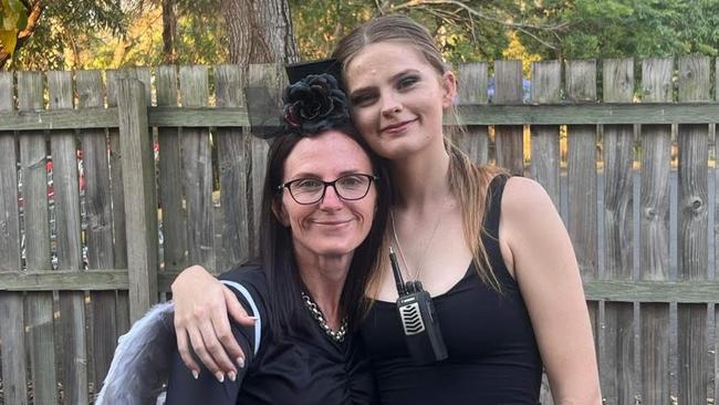 Kylie Johnson with her daughter, Pheobe Bishop. Picture: Facebook