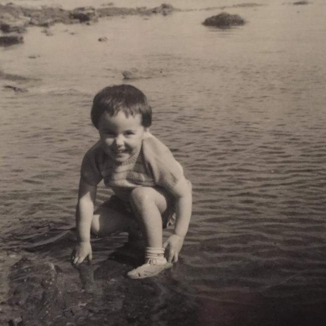 Heather Rose on Bruny Island aged 4. Picture: SUPPLIED