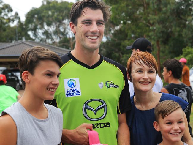 Australian cricketer Pat Cummins takes one for charity | Daily Telegraph