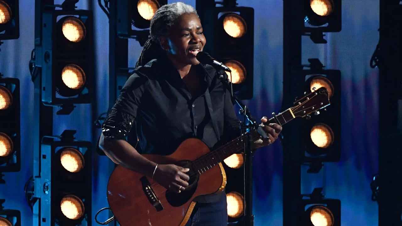 US singer-songwriter Tracy Chapman performs on stage during the 66th Annual Grammy Awards at the Crypto.com Arena in LA on February 4. Picture: Valerie Macon/AFP