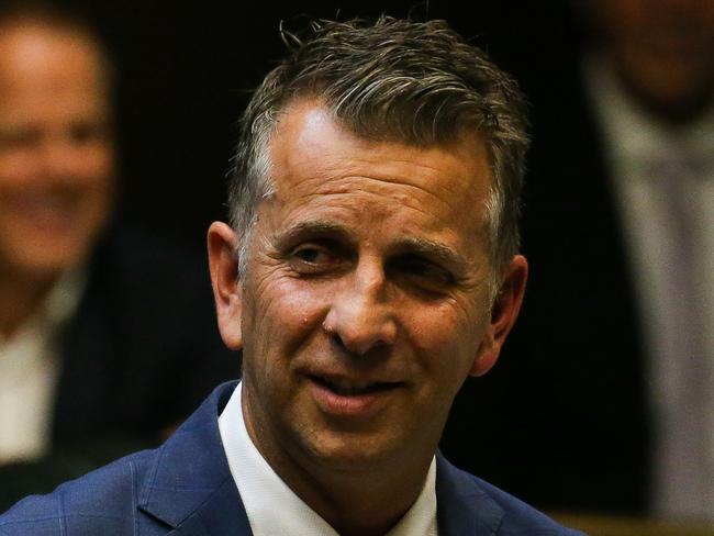 SYDNEY, AUSTRALIA - NewsWire Photos, NOVEMBER 24 2021: Andrew Constance gives a valedictory speech following Question Time, in the Legislative Assembly at New South Wales Parliament House in Sydney. Picture: NCA Newswire / Gaye Gerard - POOL via NCA Newswire