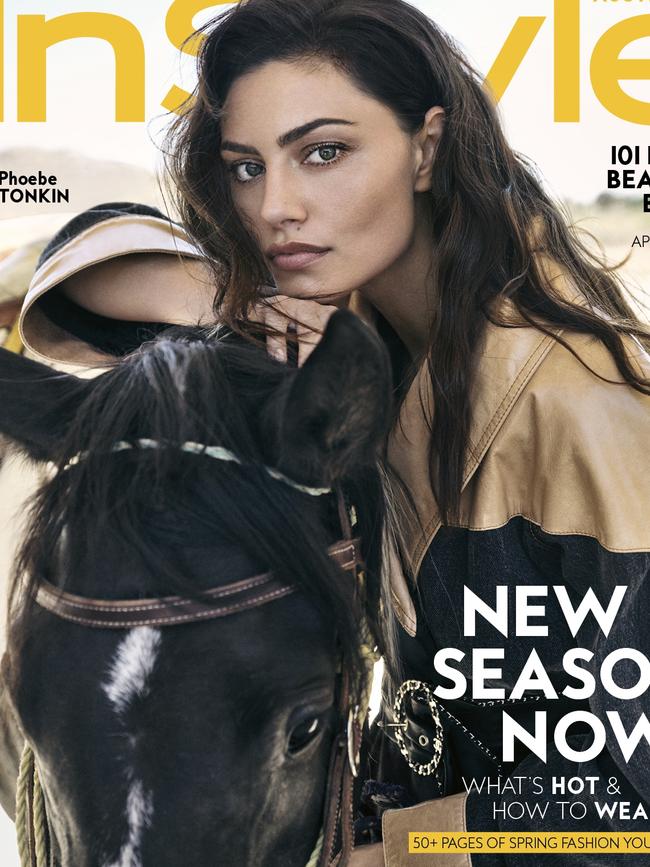 Phoebe Tonkin on the cover of InStyle magazine. Picture: Beau Grealy for InStyle