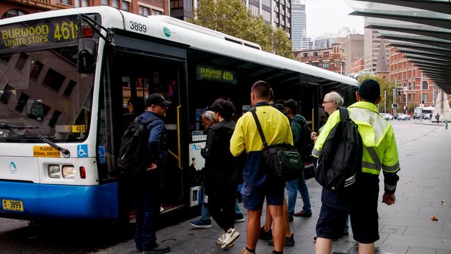 A bus for Transport for NSW’s existing fleet. Picture: NewsWire / Nikki Short