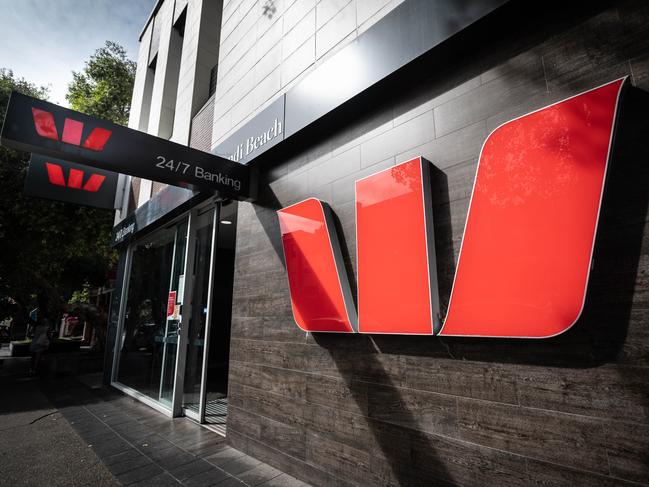 SYDNEY, AUSTRALIA - NewsWire Photos November 29, 2020: A general view of Westpac signage at a branch in Bondi Beach, Sydney. Picture: NCA NewsWire / James Gourley