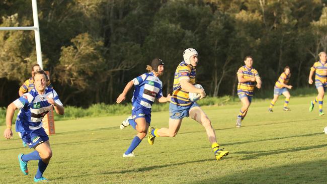 SCU fullback Dean Wilson. Photo Peter Moore.