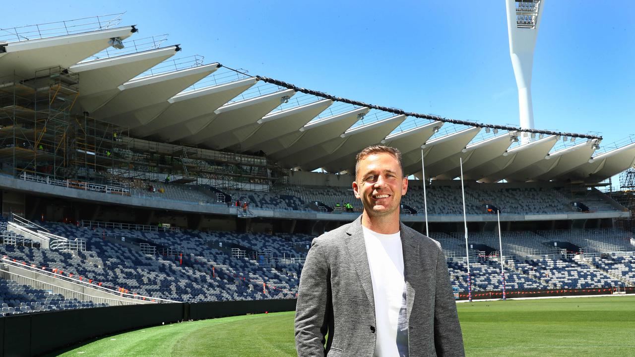 Geelong has named the newly renovated northern stand at GMHBA Stadium after one of its greatest ever players, Joel Selwood. Picture: Alison Wynd