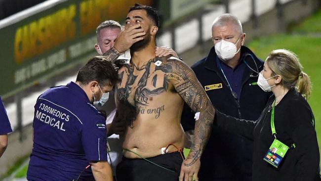 Andrew Fifita has successfully undergone laryngeal surgery. Picture: AAP Image/Darren England