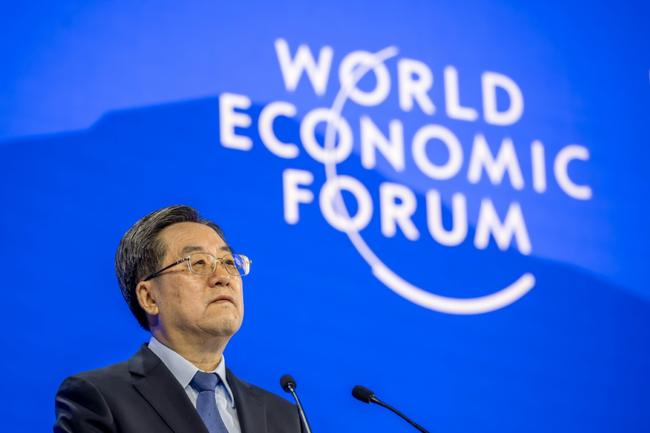 China's Vice Premier Ding Xuexiang told Davos there were 'no winners' in trade wars