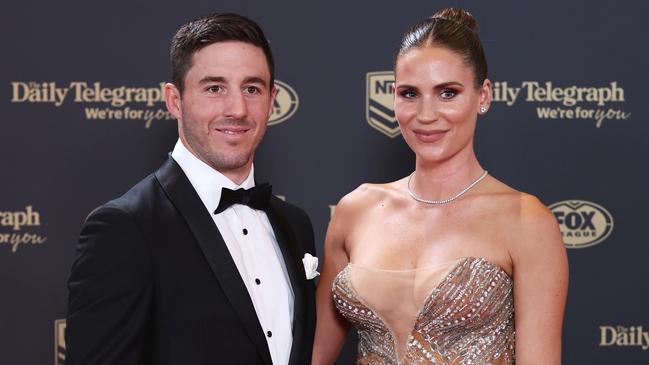 Ben Hunt and his wife Bridget Hunt at the 2022 Dally M Awards. Photo by Matt King/Getty Images for MJ Bale.