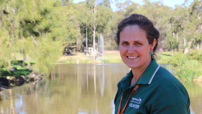 Taronga Western Plains Zoo volunteer Emily Harrison. Picture: Taronga Western Plains Zoo