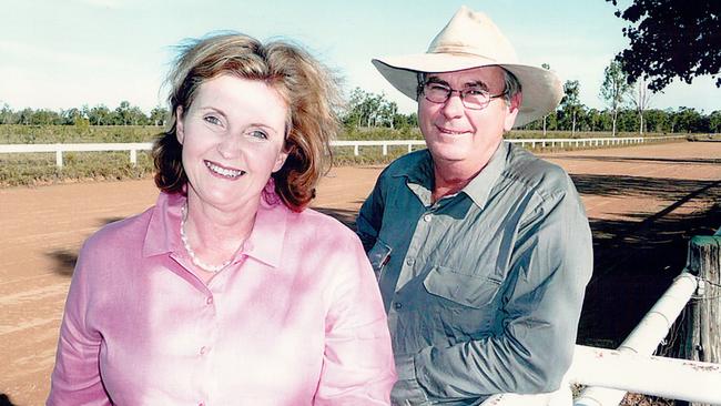 Jennifer and Alan Acton at the Wilpeena racetrack. Picture: Supplied