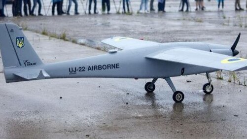 The drone used in the alleged attack was a UJ-22. Picture: Twitter