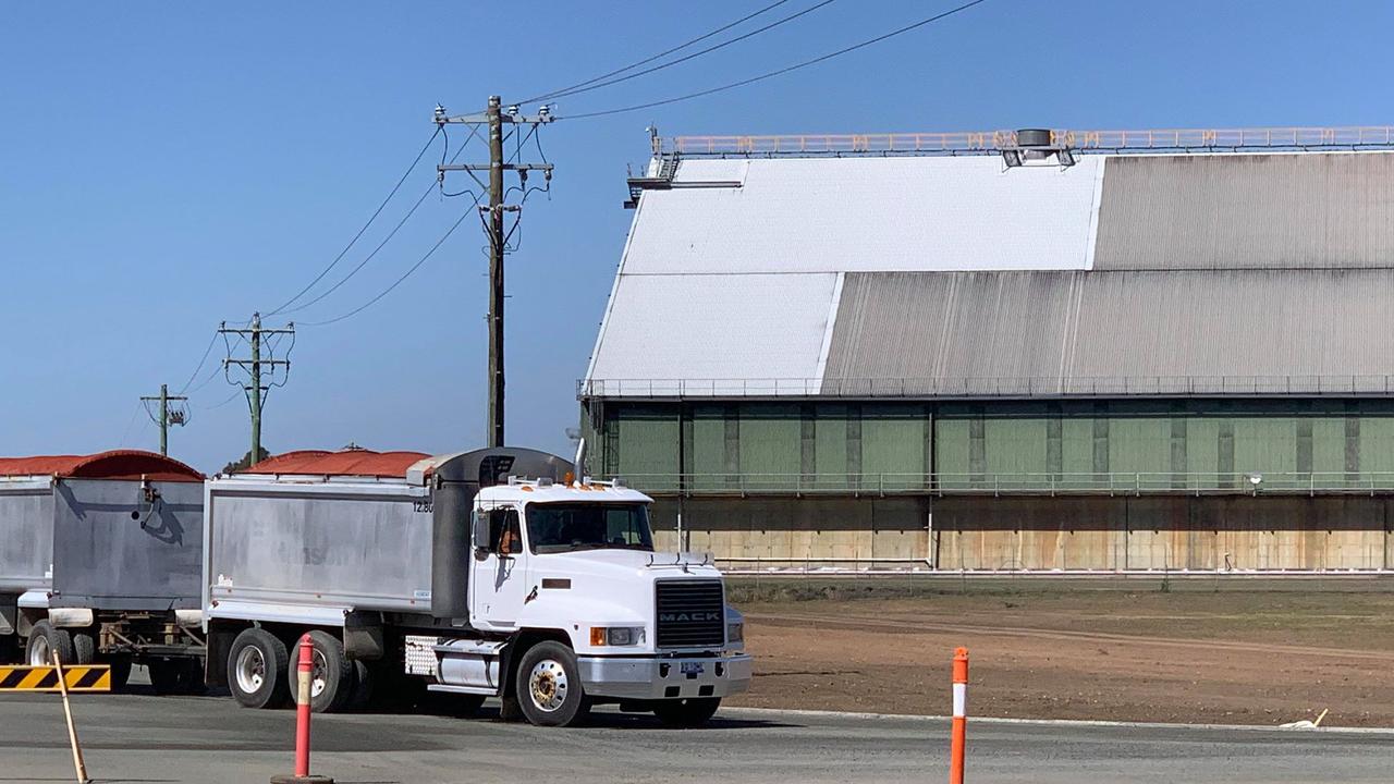 Truck at the Port of Bundaberg.