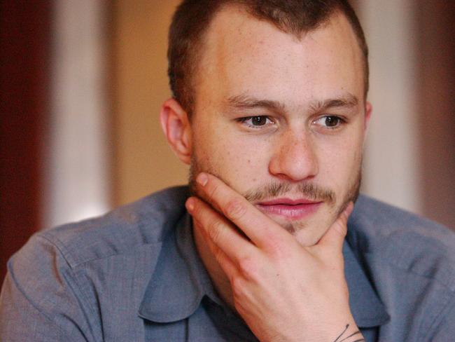 Aussie actor Heath Ledger tragically died in 2008 from an accidental overdose. Picture: AAP Image.