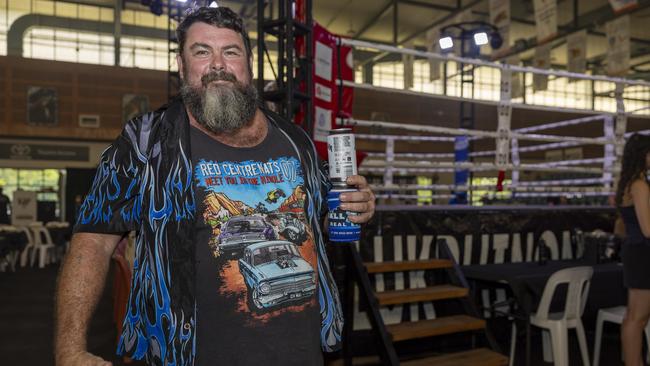 Andy Backshell at the NT Fight Series XI at Ventia Stadium. Picture: Pema Tamang Pakhrin