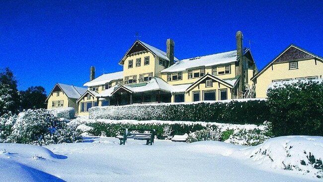 The Mount Buffalo Chalet in its heyday. Picture: News Corp Australia