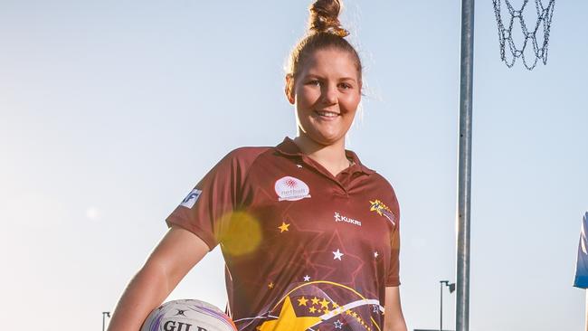 Netballer Lucy Austin Picture Matt Turner.