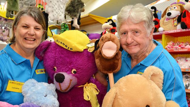 Lorraine and Roger Broadley at Toyworld, their business in the heart of Gympie. Photo Renee Pilcher / The Gympie Times