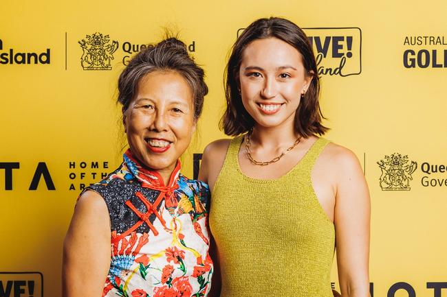 Anna Yen and Jazz Zhao at the Portable Door screening, HOTA. Picture: Supplied.