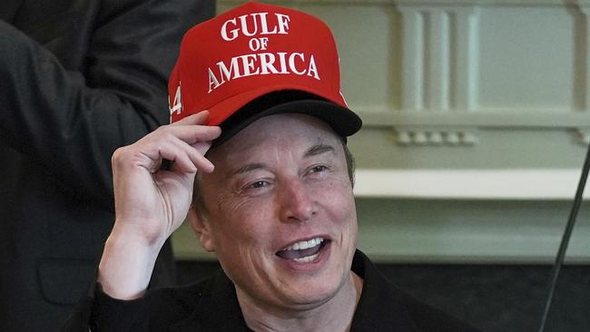 Musk speaks at a cabinet meeting at the White House on April 30. Picture: AP