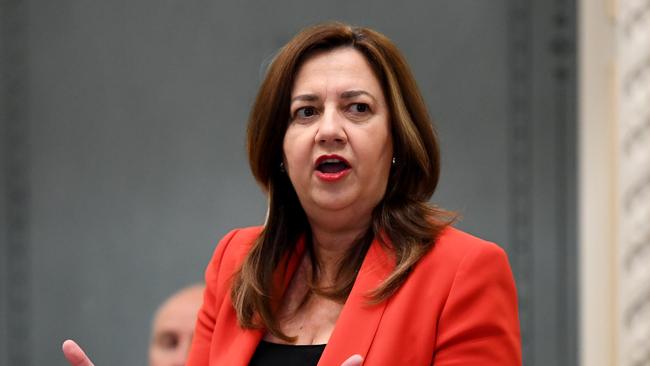 Premier Annastacia Palaszczuk has been criticised for bans on unvaccinated people attended venues such as cafes and restaurants. Picture: Dan Peled