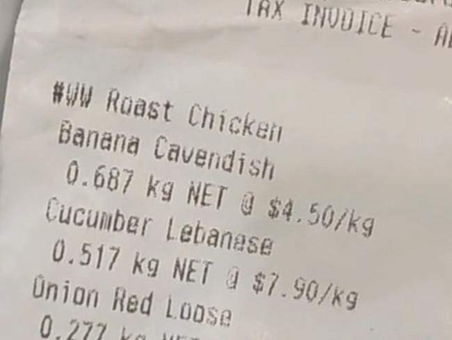 The woman paid over $300 for the chicken. Picture: TikTok